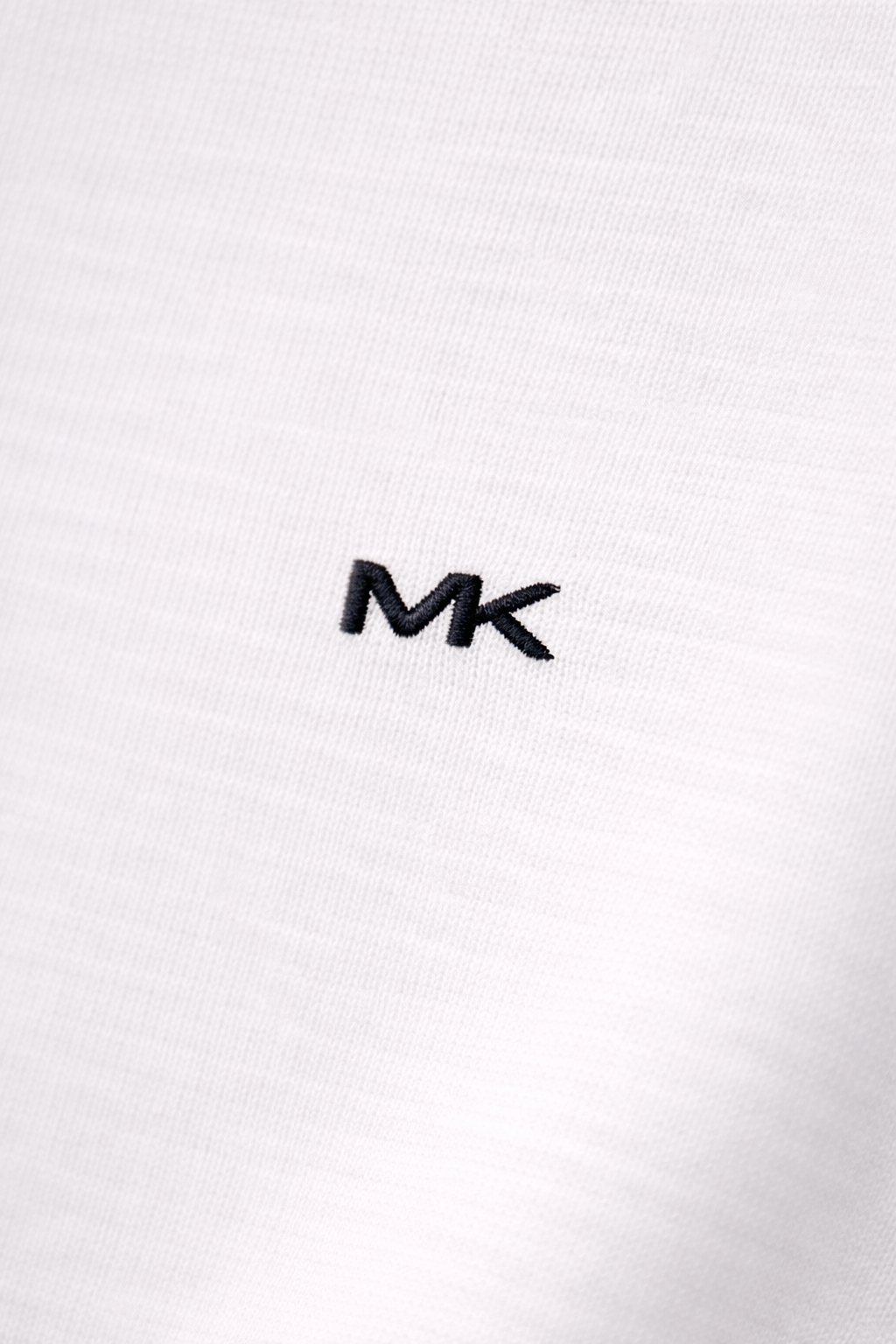 Michael Kors White Logo T-Shirt Men’s Large – Designer Cotton Crewneck Short Sleeve Tee