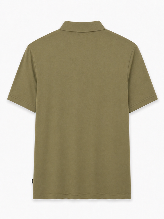 Barabas Polo Shirt Mens Olive Green XL Designer Luxury Short Sleeve Slim Fit Casual NWT