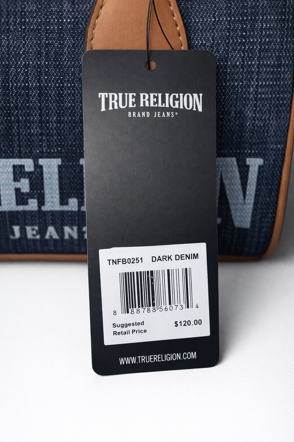 True Religion 3pc Denim Bag Set NWT Wallet Wristlet Mini Satchel Bundle