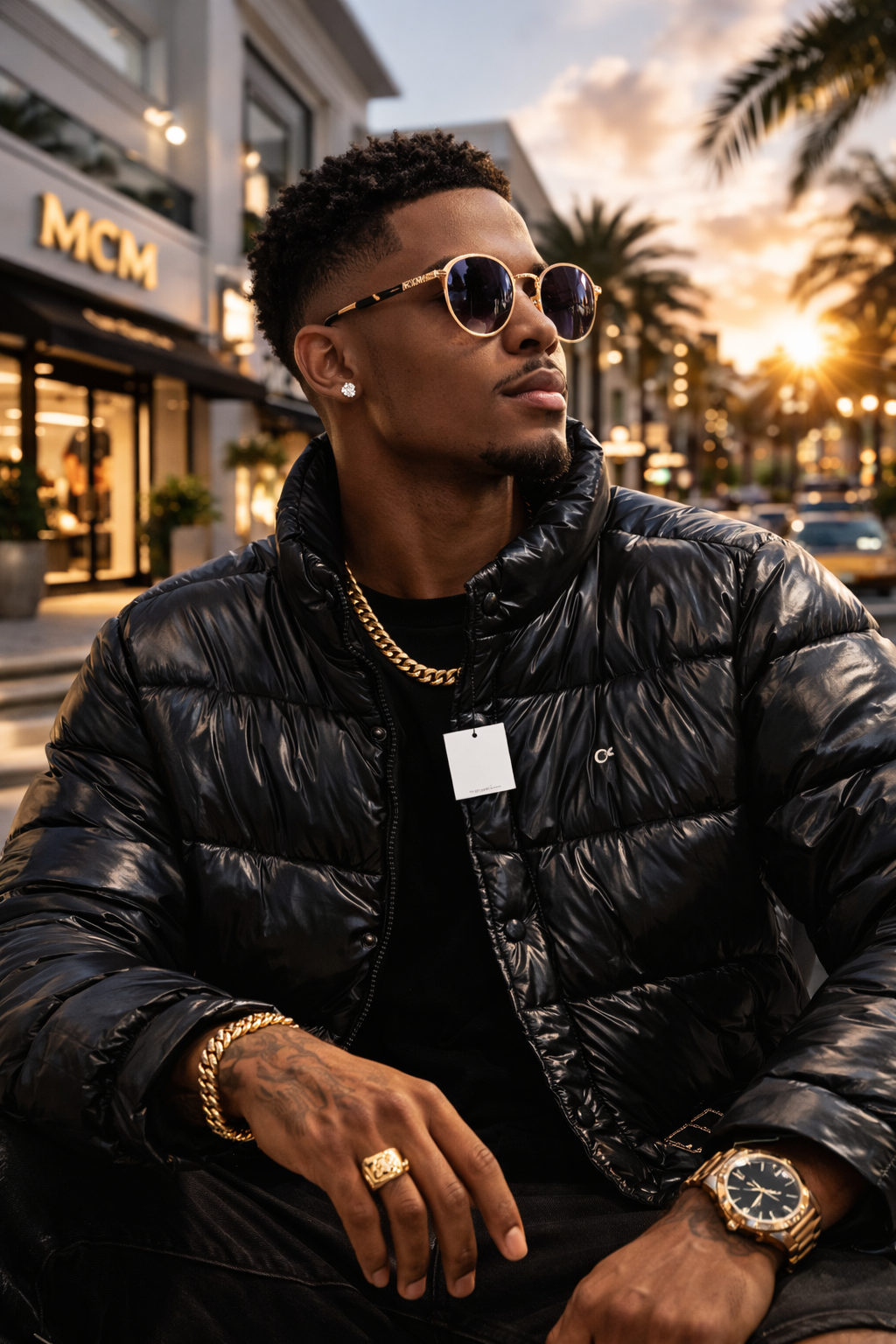 Calvin Klein 7°F Insulated Black Puffer Jacket – Size L