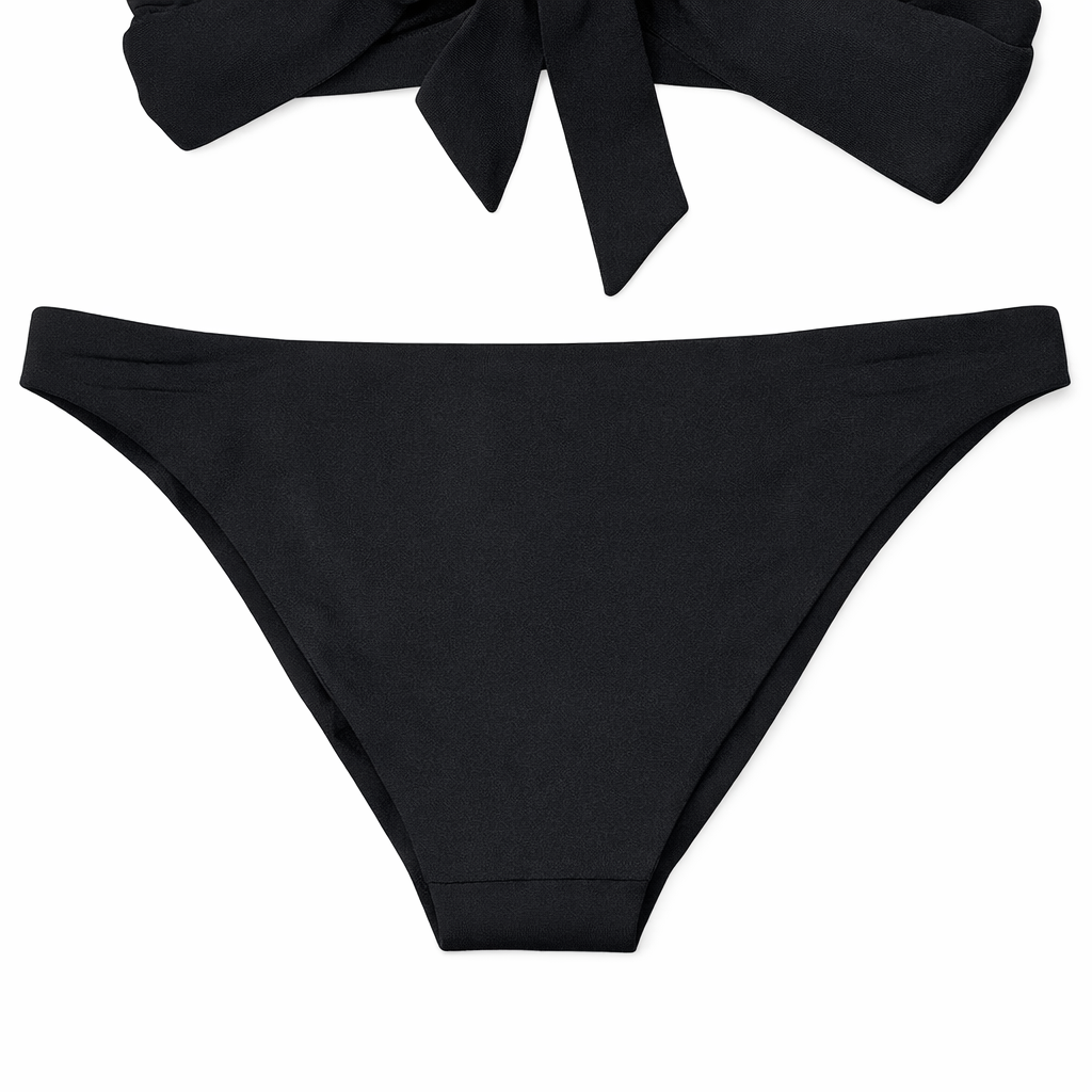 Robin Piccone Black Luxe Chain Bikini Set