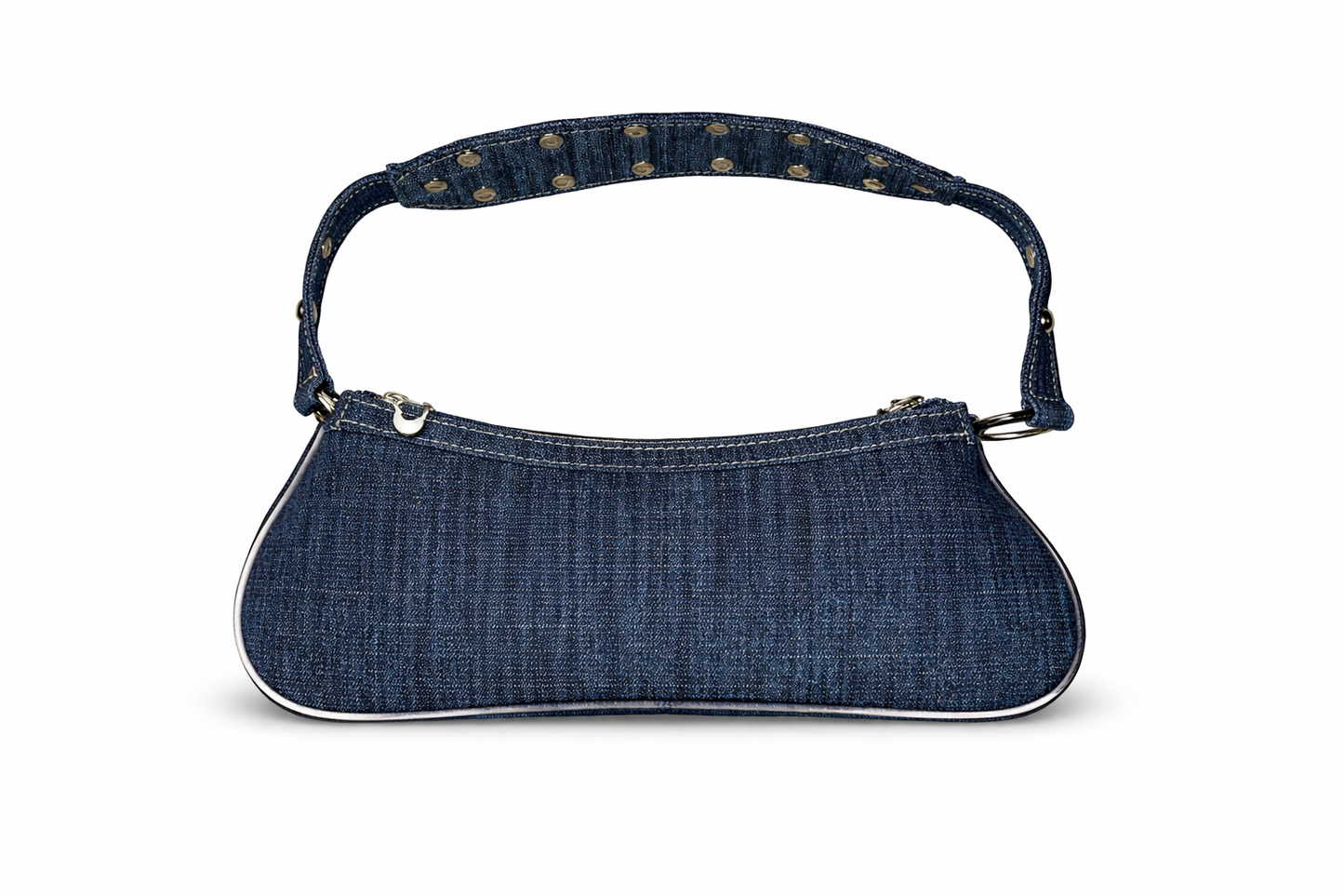 True Religion Denim Studded Shoulder Bag – Horseshoe Logo – NWT – $120 MSRP