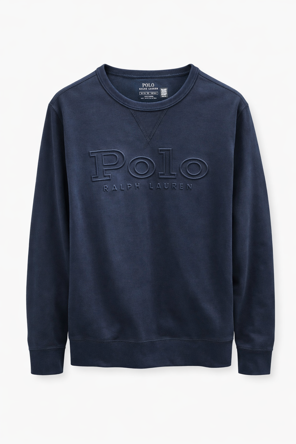 Polo Ralph Lauren Navy Crewneck Sweatshirt XL – Classic Embroidered Logo Pullover – Men’s Designer Sweatshirt