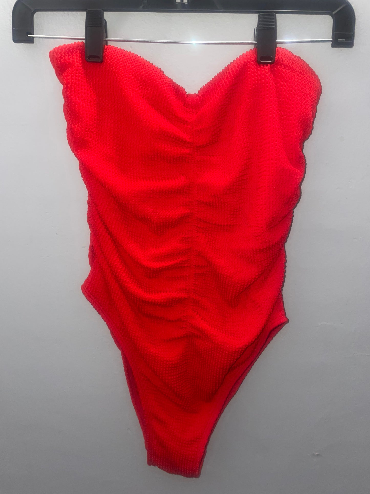 Milly Red Ruched One-Piece