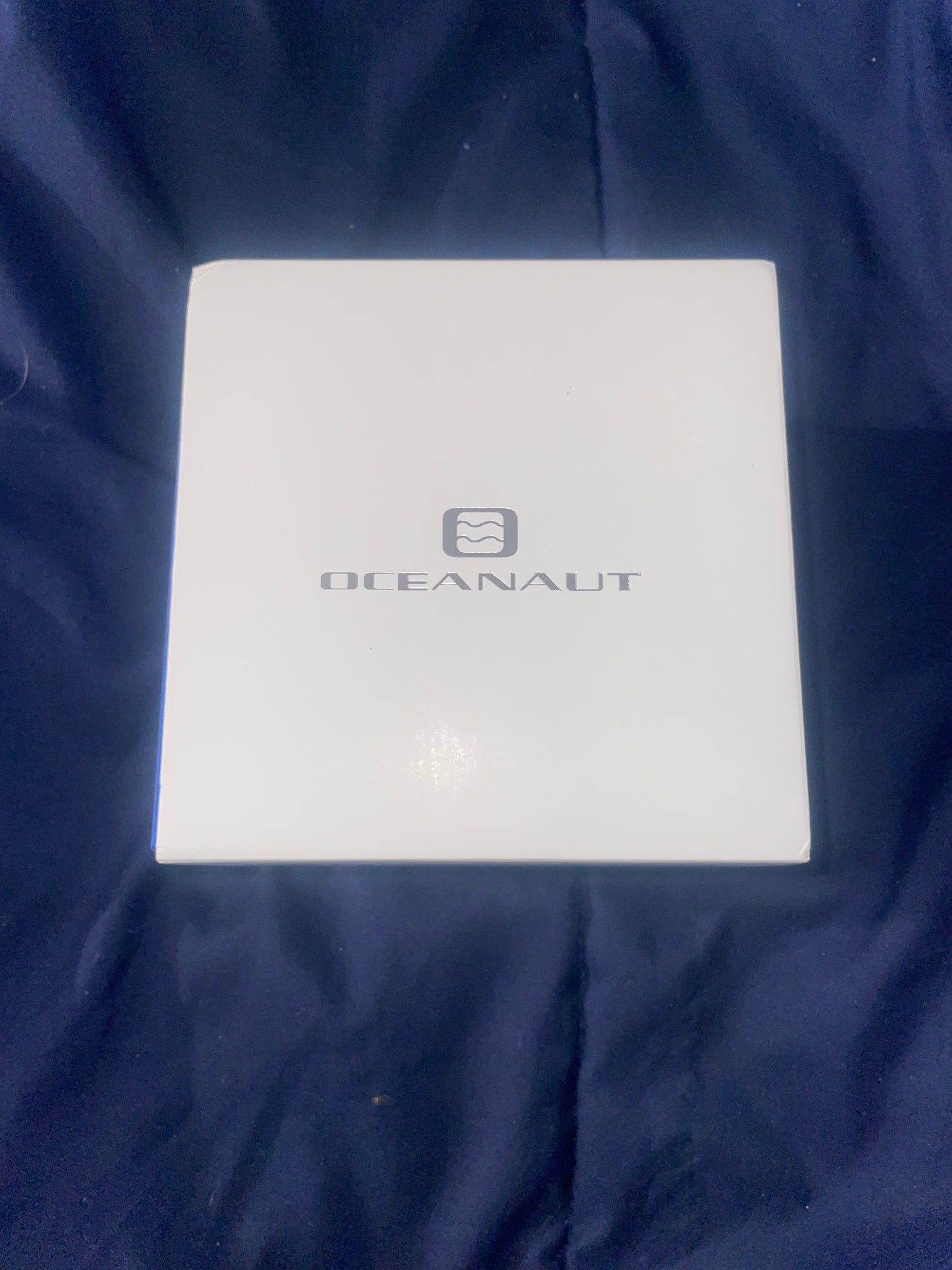 Oceanaut Gold Chronograph Watch – Luxury Men’s Stainless Steel Timepiece with Blue Presentation Box