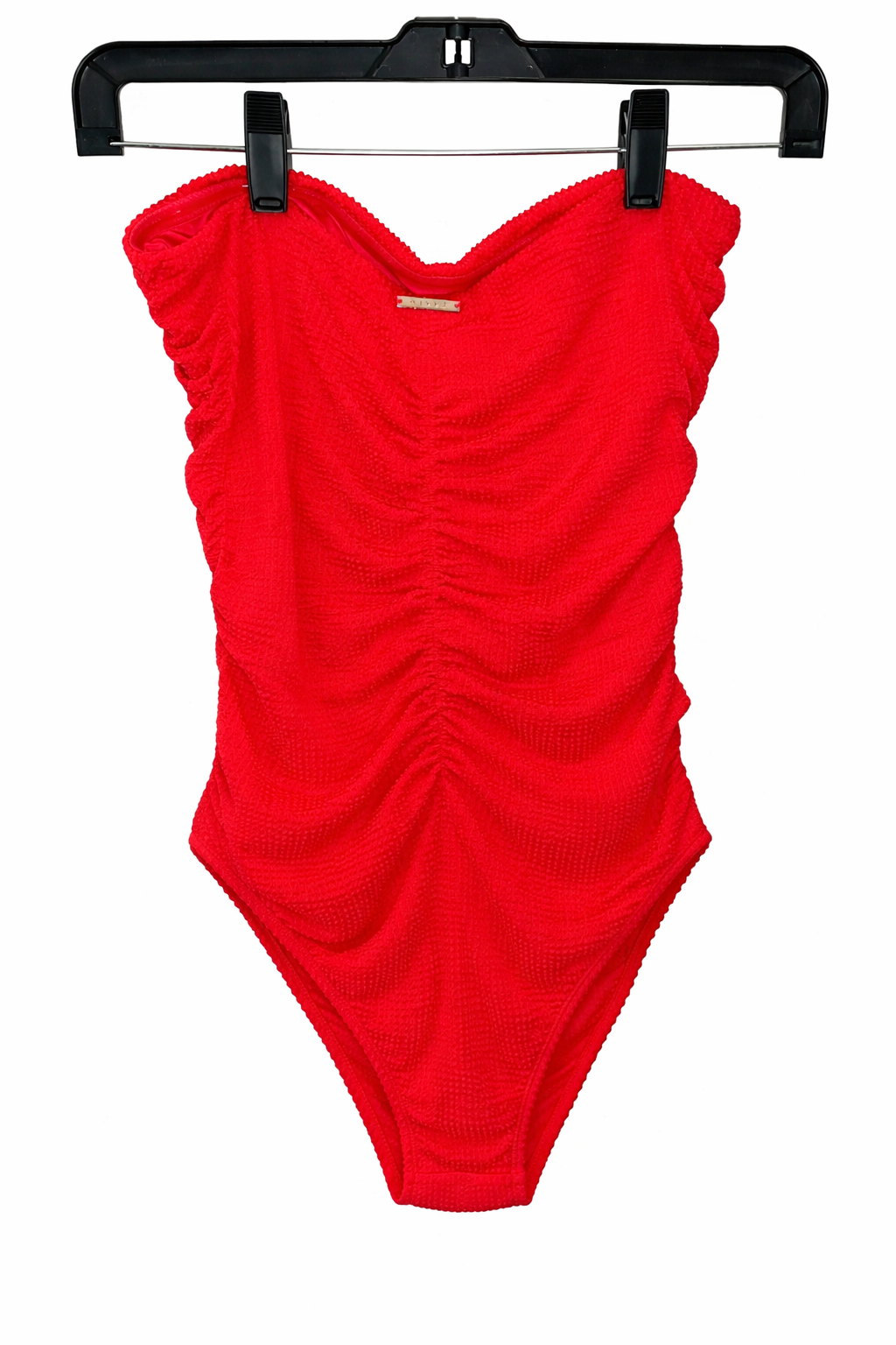 Milly Red Ruched One-Piece