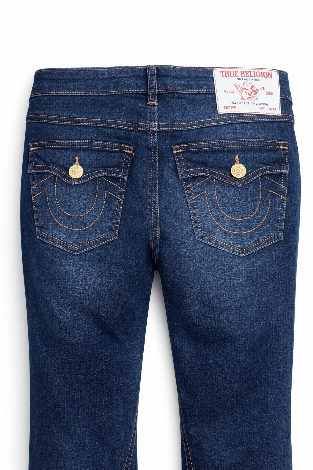 True Religion Joey Mid Rise Flare – Studded Edition