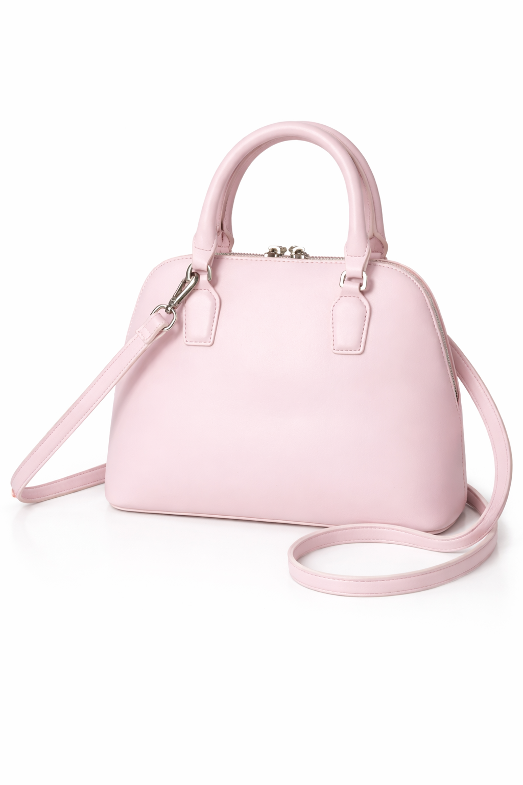 Steve Madden Chalk Pink Satchel NWT Faux Leather Crossbody