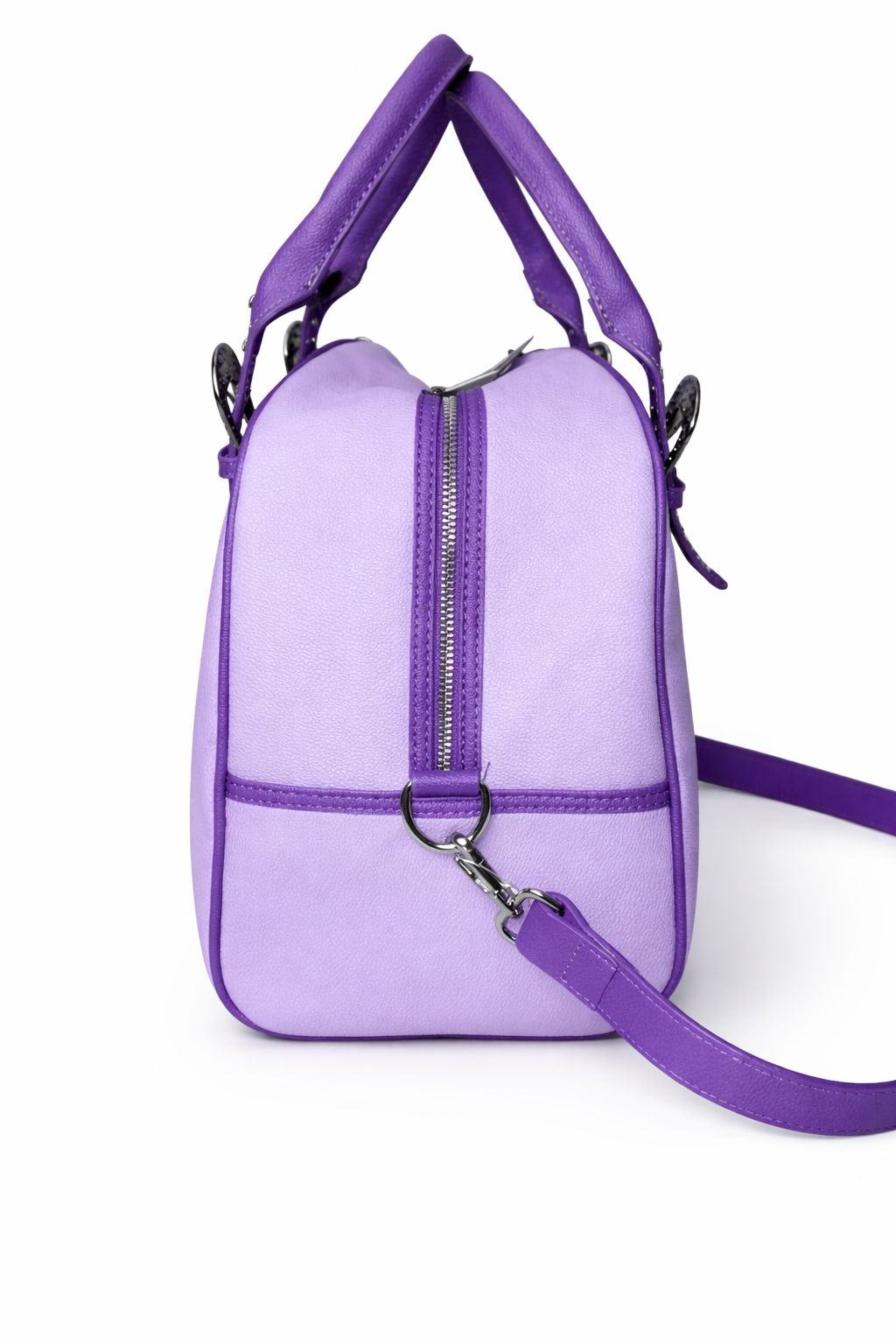 Von Dutch Purple Duffle Bag – Y2K Logo Travel Bag