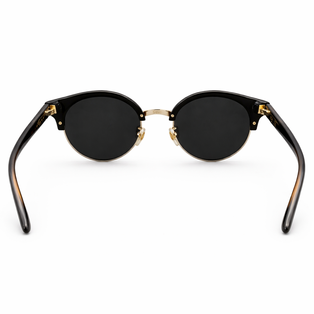 MCM 115SK 001 Round Black Metal Sunglasses – 53mm