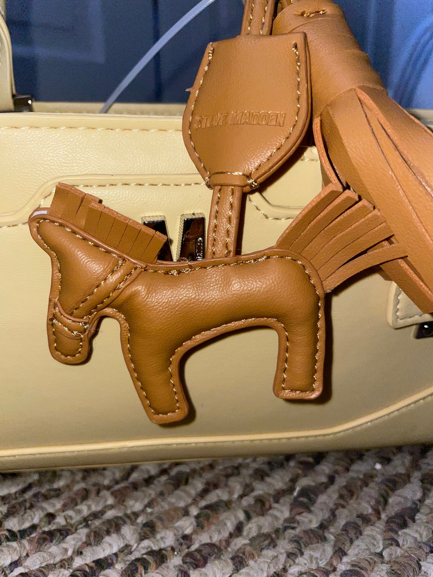 Steve Madden Butter Yellow BMEAD Crossbody – Authentic Mini Designer Bag