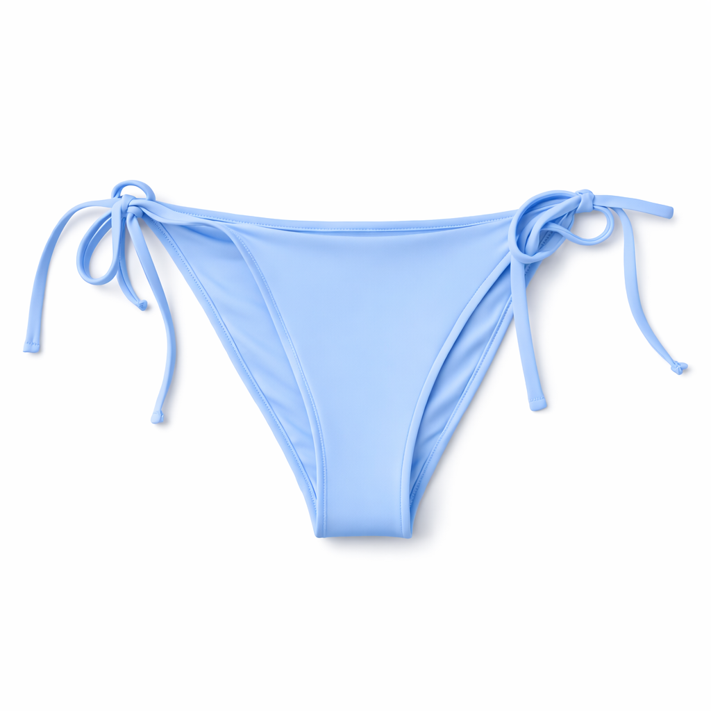 WILO The Label Cornflower Blue Bikini Medium NWT Adjustable Tie Swim Set