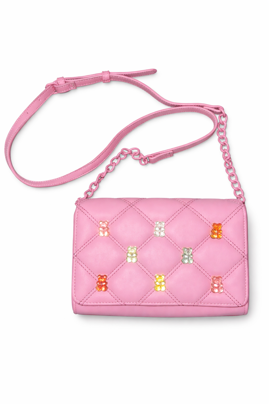 Betsey Johnson Pink Gummy Bear Bag