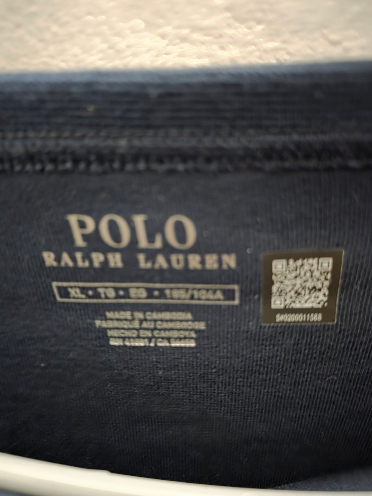 Polo Ralph Lauren Navy Crewneck Sweatshirt XL – Classic Embroidered Logo Pullover – Men’s Designer Sweatshirt