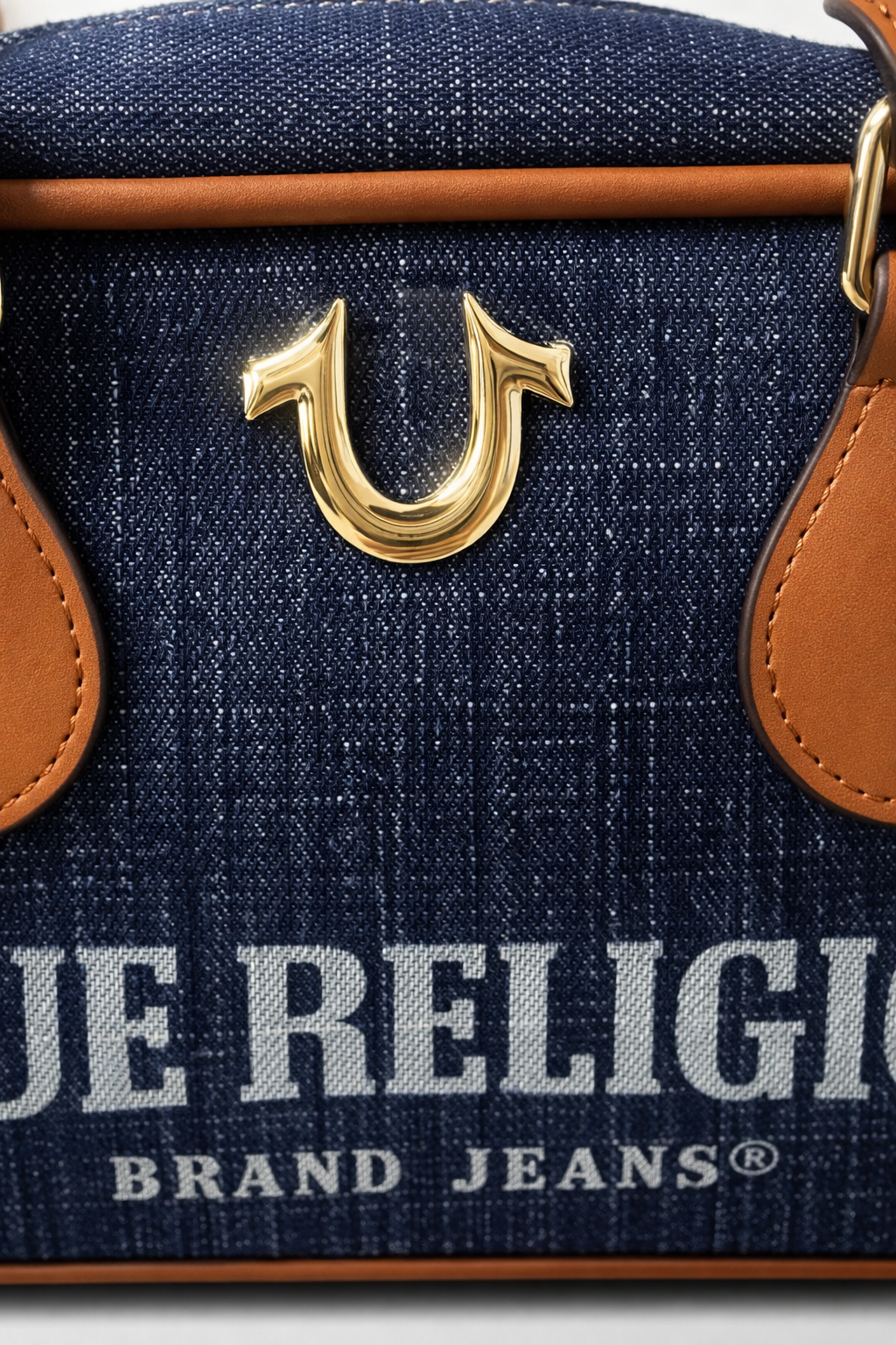 True Religion 3pc Denim Bag Set NWT Wallet Wristlet Mini Satchel Bundle
