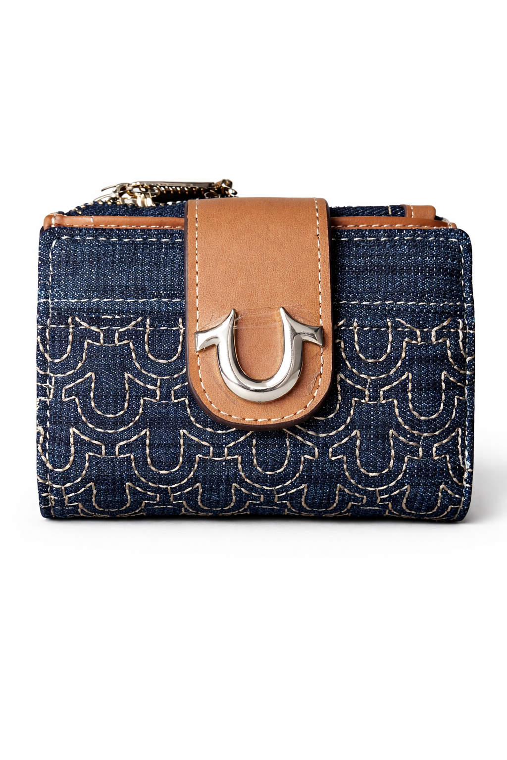 True Religion 3pc Denim Bag Set NWT Wallet Wristlet Mini Satchel Bundle